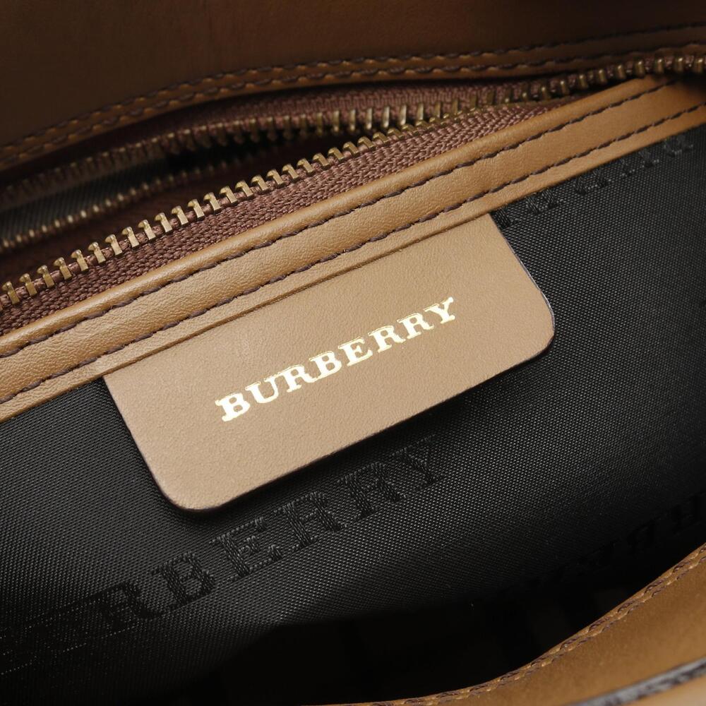 Burberry Brown Leather Handbag - Picture 4 of 8